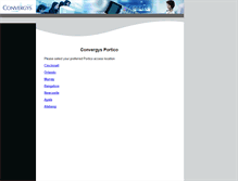 Tablet Screenshot of portico.convergys.com